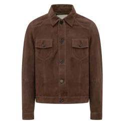 Veste en cuir avec poches
