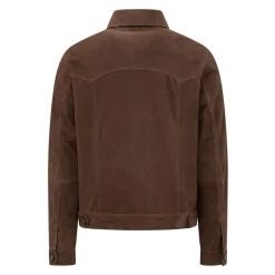 Veste en cuir avec poches