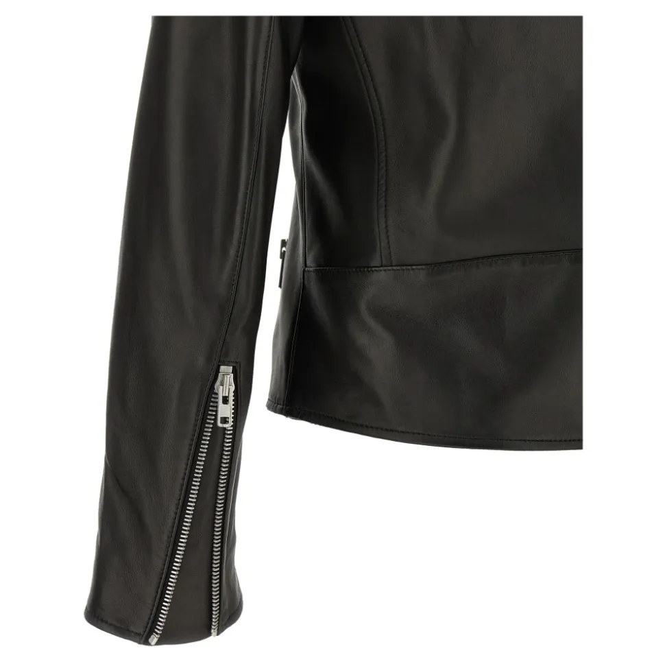 Veste en cuir 5-Zip
