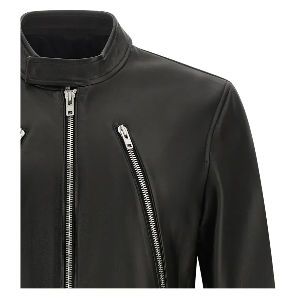Veste en cuir 5-Zip