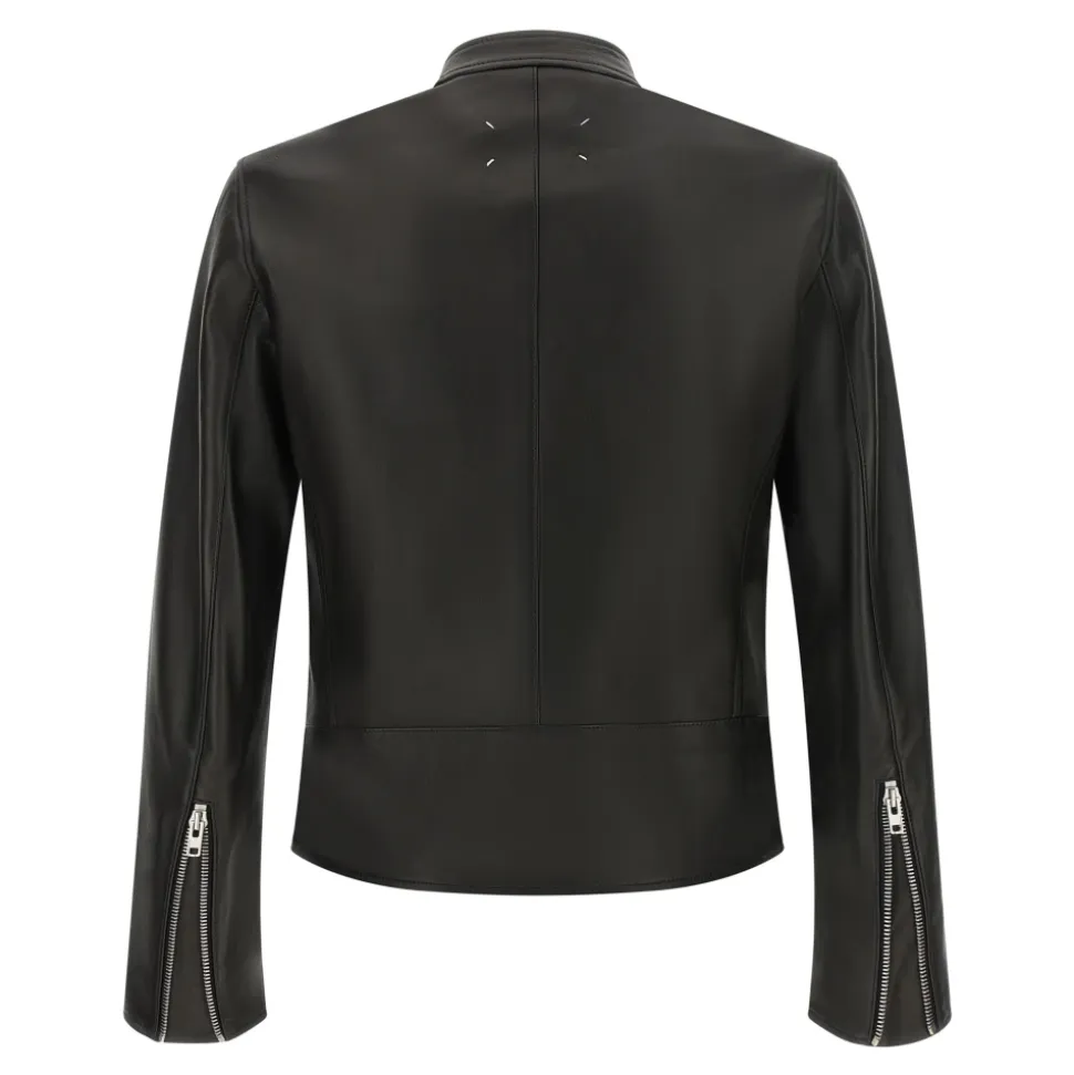 Veste en cuir 5-Zip