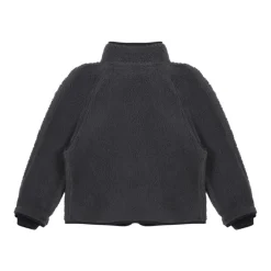 Veste en Fausse Fourrure Anthracite