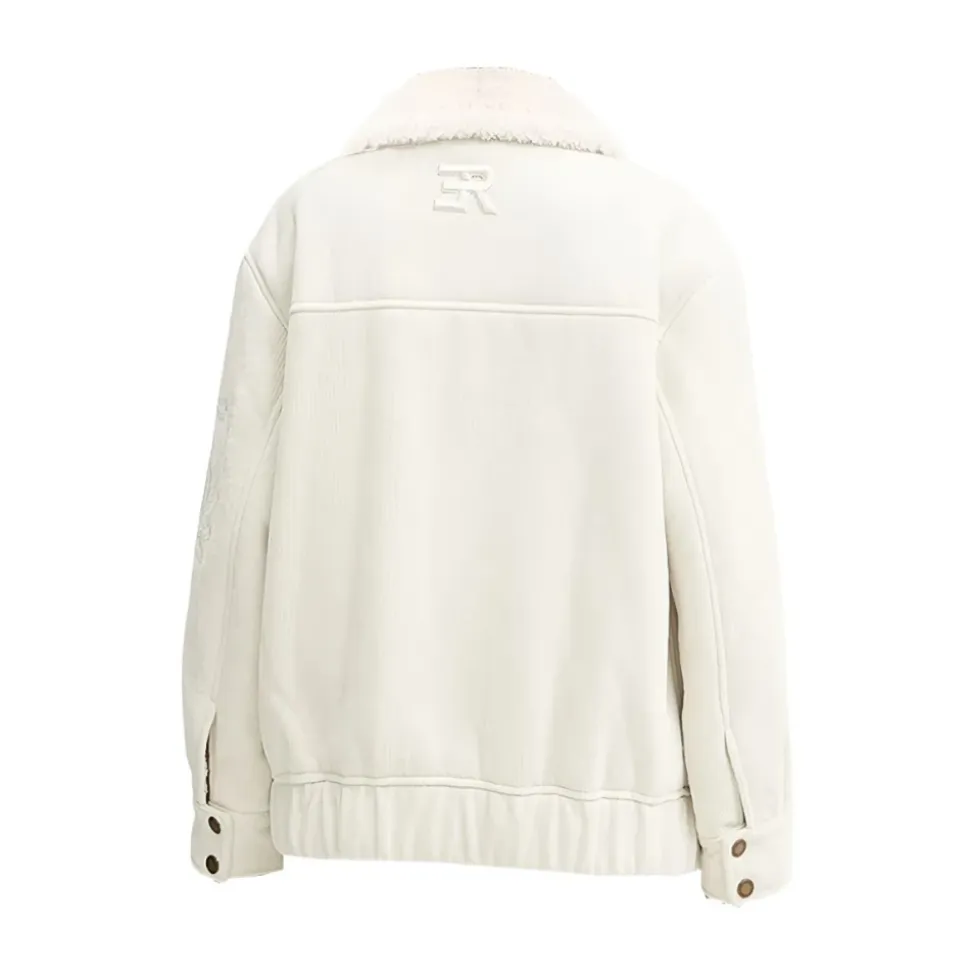Veste en fausse fourrure et shearling