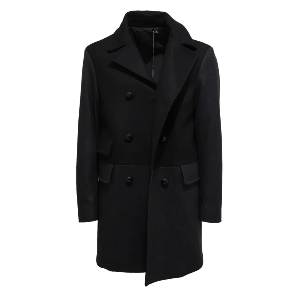 Veste en Laine Grise FF007