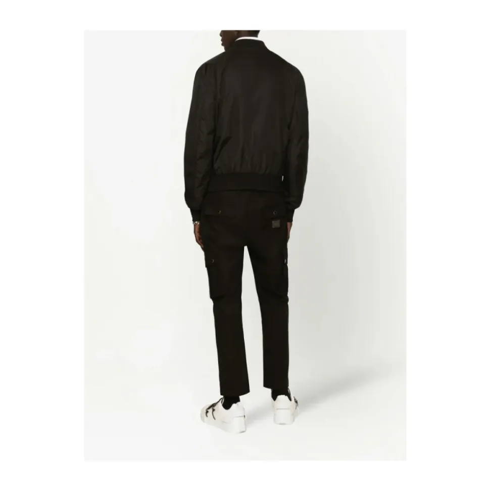 Veste en nylon avec étiquette de marque