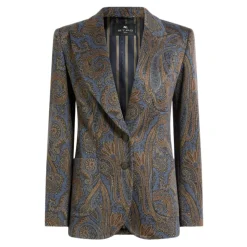 Veste Jacquard Uni-boutonnage