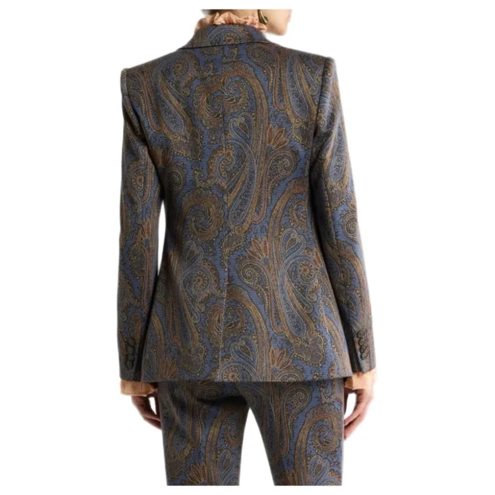 Veste Jacquard Uni-boutonnage