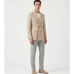 Veste Légère Croisée en Jersey