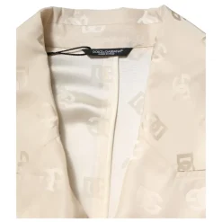Veste Manteau Beige avec Monogramme