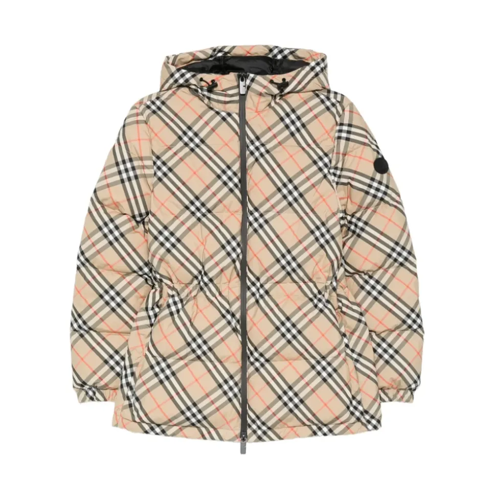 Veste Matelassée à Capuche et Fermeture Éclair
