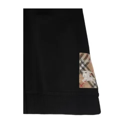 Veste Sans Manches Noire en Mélange de Laine