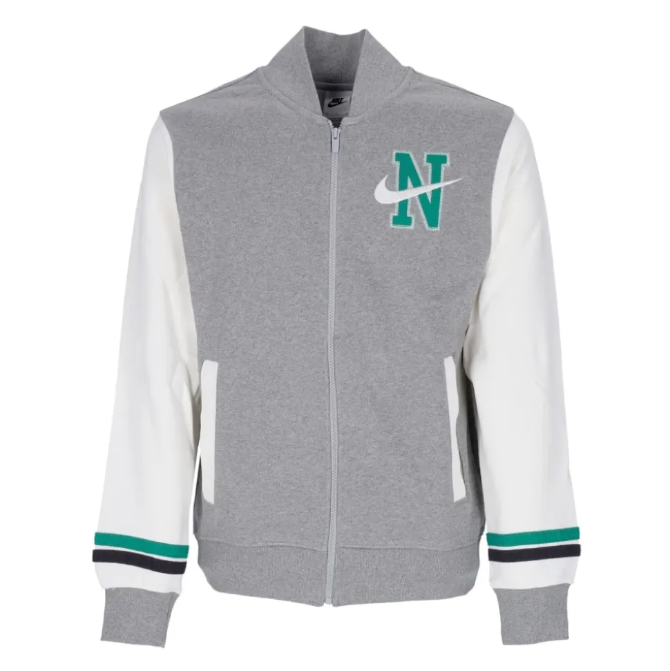 Veste universitaire rétro en molleton
