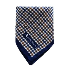 Vicuna Check Pocket Handkerchief