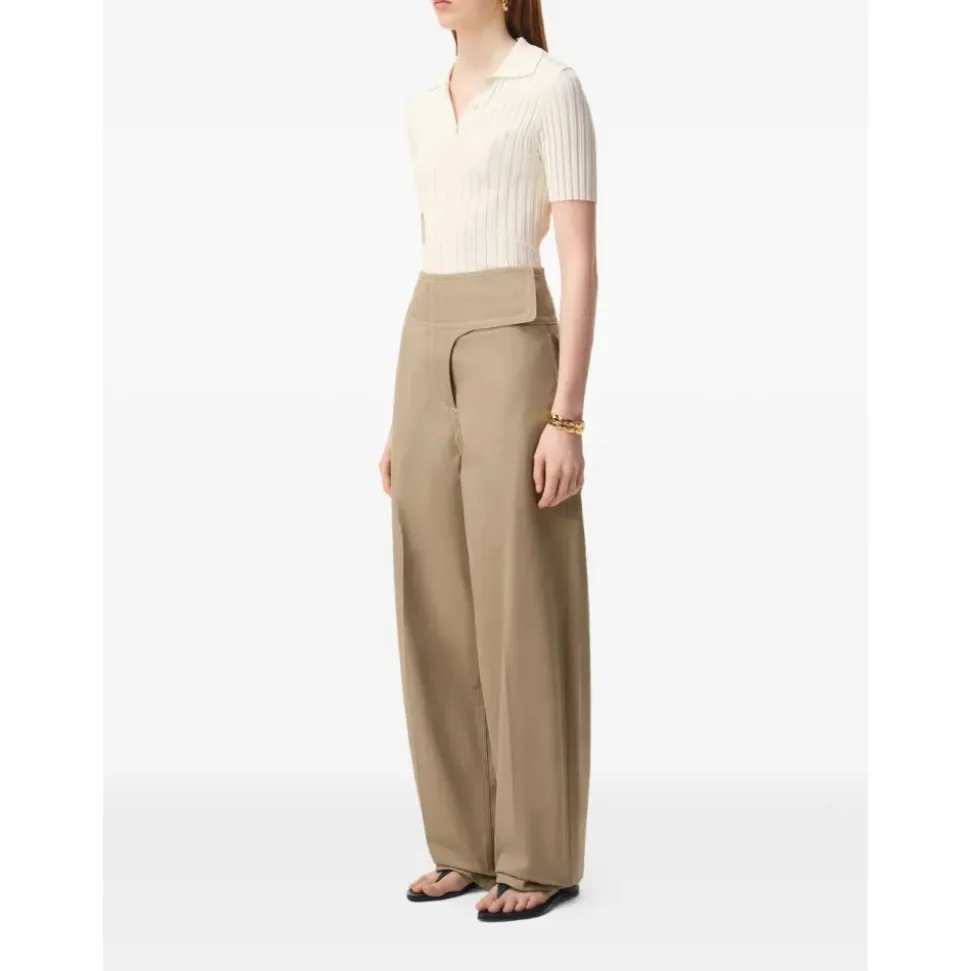 Wrapped Belted Balloon Fit Trousers